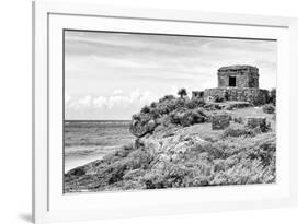 ¡Viva Mexico! B&W Collection - Tulum Riviera Maya-Philippe Hugonnard-Framed Photographic Print