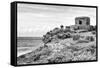 ¡Viva Mexico! B&W Collection - Tulum Riviera Maya-Philippe Hugonnard-Framed Stretched Canvas