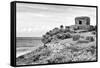 ¡Viva Mexico! B&W Collection - Tulum Riviera Maya-Philippe Hugonnard-Framed Stretched Canvas