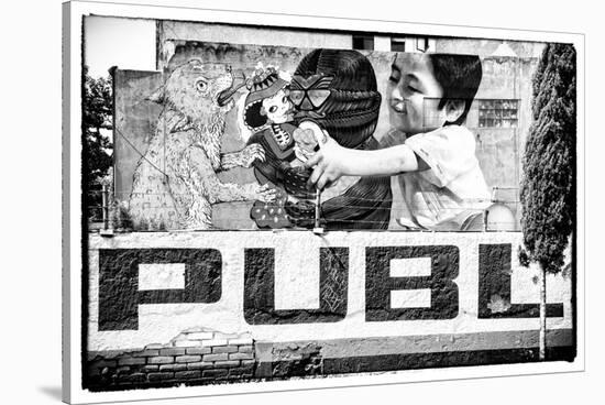 ?Viva Mexico! B&W Collection - Urban Art-Philippe Hugonnard-Stretched Canvas