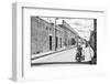 ¡Viva Mexico! B&W Collection - Urban Scene in Izamal VI-Philippe Hugonnard-Framed Photographic Print