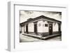 ¡Viva Mexico! B&W Collection - Urban Scene in San Cristobal de Las Casas III-Philippe Hugonnard-Framed Photographic Print