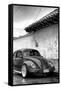 ¡Viva Mexico! B&W Collection - VW Beetle in San Cristobal de Las Casas-Philippe Hugonnard-Framed Stretched Canvas