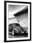 ¡Viva Mexico! B&W Collection - VW Beetle in San Cristobal de Las Casas-Philippe Hugonnard-Framed Photographic Print