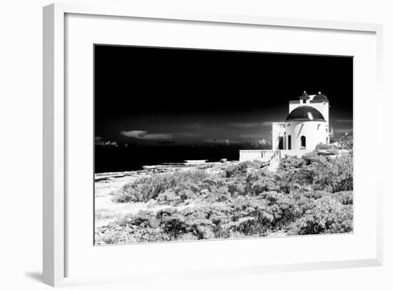 ¡Viva Mexico! B&W Collection - White House - Isla Mujeres-Philippe Hugonnard-Framed Photographic Print