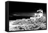 ¡Viva Mexico! B&W Collection - White House - Isla Mujeres-Philippe Hugonnard-Framed Stretched Canvas