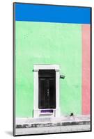 ¡Viva Mexico! Collection - 124 Street Campeche - Green & Hot Pink Wall-Philippe Hugonnard-Mounted Photographic Print