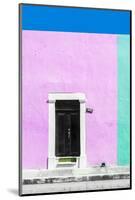 ¡Viva Mexico! Collection - 124 Street Campeche - Thistle & Coral Green Wall-Philippe Hugonnard-Mounted Photographic Print