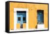 ¡Viva Mexico! Collection - 130 Street Campeche - Dark Yellow Wall-Philippe Hugonnard-Framed Stretched Canvas