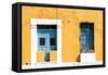 ¡Viva Mexico! Collection - 130 Street Campeche - Dark Yellow Wall-Philippe Hugonnard-Framed Stretched Canvas