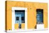 ¡Viva Mexico! Collection - 130 Street Campeche - Dark Yellow Wall-Philippe Hugonnard-Stretched Canvas