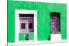 ¡Viva Mexico! Collection - 130 Street Campeche - Green Wall-Philippe Hugonnard-Stretched Canvas