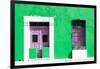 ¡Viva Mexico! Collection - 130 Street Campeche - Green Wall-Philippe Hugonnard-Framed Photographic Print