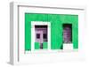 ¡Viva Mexico! Collection - 130 Street Campeche - Green Wall-Philippe Hugonnard-Framed Photographic Print