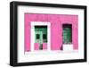 ¡Viva Mexico! Collection - 130 Street Campeche - Hot Pink Wall-Philippe Hugonnard-Framed Photographic Print