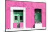 ¡Viva Mexico! Collection - 130 Street Campeche - Hot Pink Wall-Philippe Hugonnard-Mounted Photographic Print