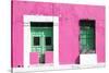 ¡Viva Mexico! Collection - 130 Street Campeche - Hot Pink Wall-Philippe Hugonnard-Stretched Canvas