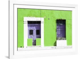 ¡Viva Mexico! Collection - 130 Street Campeche - Lime Wall-Philippe Hugonnard-Framed Photographic Print