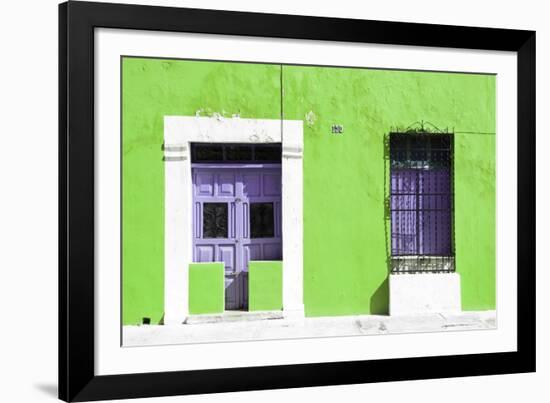 ¡Viva Mexico! Collection - 130 Street Campeche - Lime Wall-Philippe Hugonnard-Framed Photographic Print