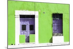 ¡Viva Mexico! Collection - 130 Street Campeche - Lime Wall-Philippe Hugonnard-Mounted Photographic Print