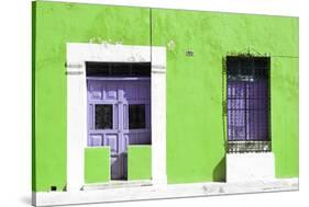 ¡Viva Mexico! Collection - 130 Street Campeche - Lime Wall-Philippe Hugonnard-Stretched Canvas