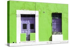 ¡Viva Mexico! Collection - 130 Street Campeche - Lime Wall-Philippe Hugonnard-Stretched Canvas