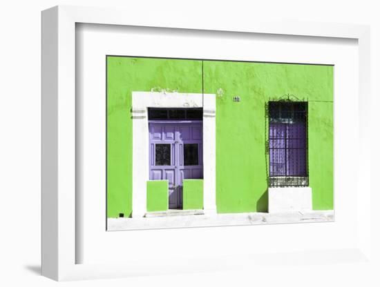 ¡Viva Mexico! Collection - 130 Street Campeche - Lime Wall-Philippe Hugonnard-Framed Photographic Print