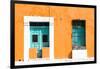 ¡Viva Mexico! Collection - 130 Street Campeche - Orange Wall-Philippe Hugonnard-Framed Photographic Print