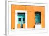 ¡Viva Mexico! Collection - 130 Street Campeche - Orange Wall-Philippe Hugonnard-Framed Photographic Print