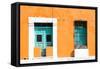 ¡Viva Mexico! Collection - 130 Street Campeche - Orange Wall-Philippe Hugonnard-Framed Stretched Canvas