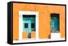 ¡Viva Mexico! Collection - 130 Street Campeche - Orange Wall-Philippe Hugonnard-Framed Stretched Canvas