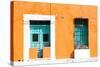 ¡Viva Mexico! Collection - 130 Street Campeche - Orange Wall-Philippe Hugonnard-Stretched Canvas