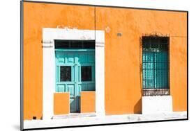 ¡Viva Mexico! Collection - 130 Street Campeche - Orange Wall-Philippe Hugonnard-Mounted Photographic Print