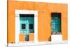 ¡Viva Mexico! Collection - 130 Street Campeche - Orange Wall-Philippe Hugonnard-Stretched Canvas