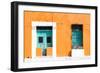 ¡Viva Mexico! Collection - 130 Street Campeche - Orange Wall-Philippe Hugonnard-Framed Photographic Print