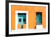 ¡Viva Mexico! Collection - 130 Street Campeche - Orange Wall-Philippe Hugonnard-Framed Photographic Print