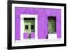 ¡Viva Mexico! Collection - 130 Street Campeche - Purple Wall-Philippe Hugonnard-Framed Photographic Print