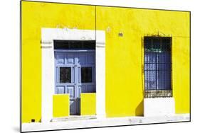 ¡Viva Mexico! Collection - 130 Street Campeche - Yellow Wall-Philippe Hugonnard-Mounted Photographic Print