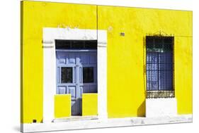 ¡Viva Mexico! Collection - 130 Street Campeche - Yellow Wall-Philippe Hugonnard-Stretched Canvas