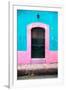 ¡Viva Mexico! Collection - 19e Door and Light Blue Wall-Philippe Hugonnard-Framed Premium Photographic Print