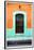 ¡Viva Mexico! Collection - 19e Door and Orange Wall-Philippe Hugonnard-Framed Premium Photographic Print