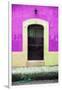 ¡Viva Mexico! Collection - 19e Door and Plum Wall-Philippe Hugonnard-Framed Photographic Print