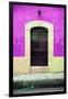 ¡Viva Mexico! Collection - 19e Door and Plum Wall-Philippe Hugonnard-Framed Photographic Print