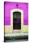 ¡Viva Mexico! Collection - 19e Door and Plum Wall-Philippe Hugonnard-Stretched Canvas