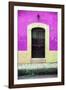 ¡Viva Mexico! Collection - 19e Door and Plum Wall-Philippe Hugonnard-Framed Photographic Print