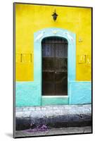 ?Viva Mexico! Collection - 19e Door and Yellow Wall-Philippe Hugonnard-Mounted Photographic Print