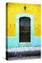 ?Viva Mexico! Collection - 19e Door and Yellow Wall-Philippe Hugonnard-Stretched Canvas