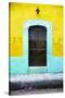 ?Viva Mexico! Collection - 19e Door and Yellow Wall-Philippe Hugonnard-Stretched Canvas