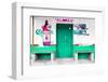 ¡Viva Mexico! Collection - "ALASKA" Coral Green Bar-Philippe Hugonnard-Framed Photographic Print