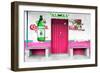 ¡Viva Mexico! Collection - "ALASKA" Deep Pink Bar-Philippe Hugonnard-Framed Photographic Print